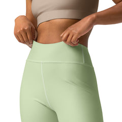 Lime Cream Yoga Leggings